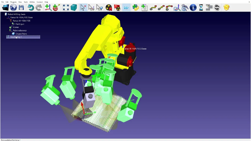 tutorial Generate paths along surfaces for painting application